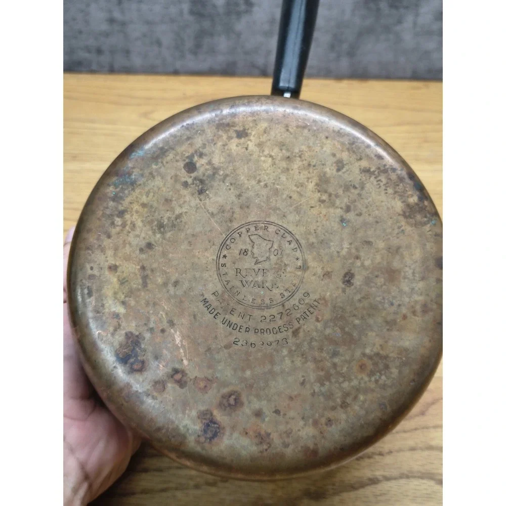 Revere Ware 1801 Double Ring Copper Clad Sauce Pan 2363973